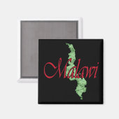 Malawi Magnet (Vorderseite/Rückseite)