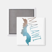 Malawi Magnet (Vorderseite/Rückseite)