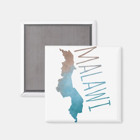 Malawi Magnet (Vorderseite/Rückseite)