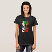 Malawi Malawi Flag Afrikanisches Erbe Ethni T-Shirt (Vorne ganz)