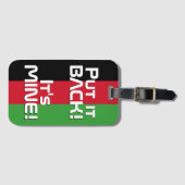 Malawi National Flag Funny Patriotic Gepäckanhänger (Vorderseite (Horizontal))