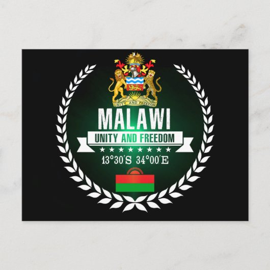 Malawi Postkarte (Vorderseite)