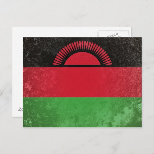 Malawi Postkarte (Vorne/Hinten)