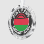 Malawi Round Emblem Ornament (Vorderseite)
