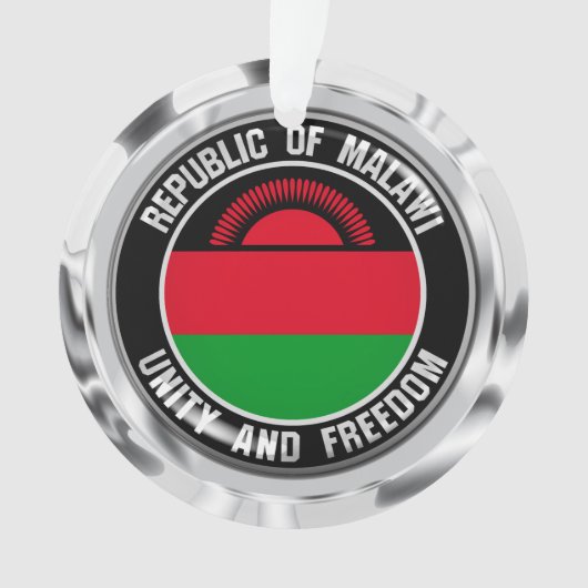 Malawi Round Emblem Ornament (Vorderseite)