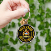 Malawi Round Emblem Schlüsselanhänger (Hand)
