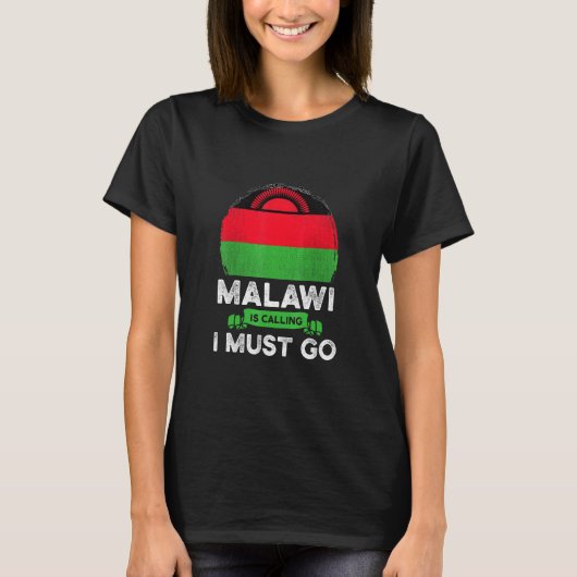 Malawi ruft an, dass ich in Malawi die Wurzel des  T-Shirt (Vorderseite)