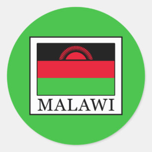 Malawi Runder Aufkleber