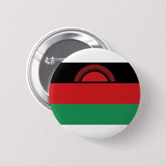 Malawi-Staatsflagge Button (Vorne & Hinten)
