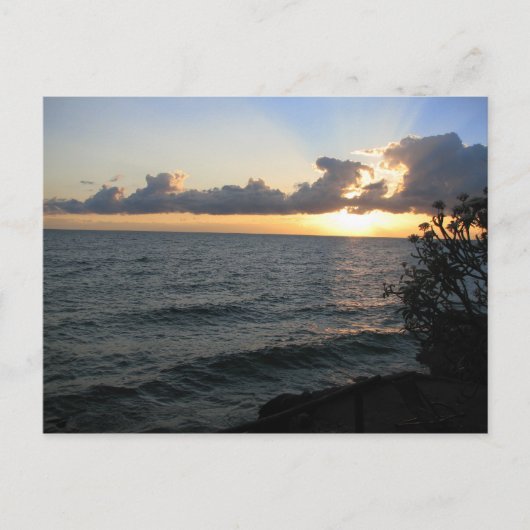 Malawi Sunrise Postkarte (Vorderseite)