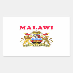 Malawi-Wappen Entwürfe Rechteckiger Aufkleber