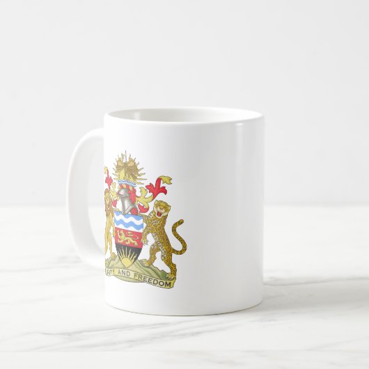 Malawi-Wappen Kaffeetasse (Vorderseite Links)