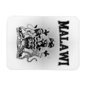 Malawi-Wappen Magnet (Horizontal)