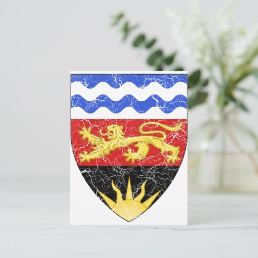 Malawi-Wappen Postkarte (Stehend Vorderseite)