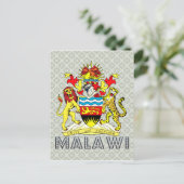 Malawi-Wappen Postkarte (Stehend Vorderseite)