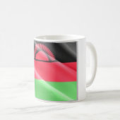 Malawi - Waving Flag - Kaffeetasse (VorderseiteRechts)