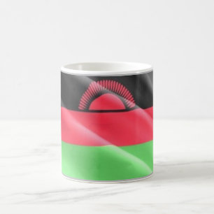 Malawi - Waving Flag - Kaffeetasse