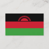 Malawische Flagge, Flagge Malawis Visitenkarte (Vorderseite)