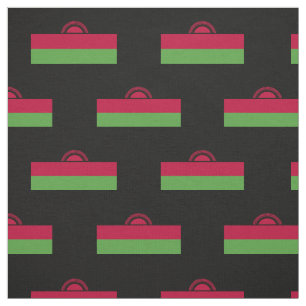Malawische Flagge Stoff
