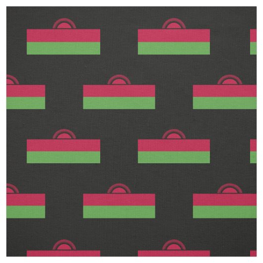 Malawische Flagge Stoff (Muster)