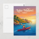 Malawisee Postkarte (Vorne/Hinten)