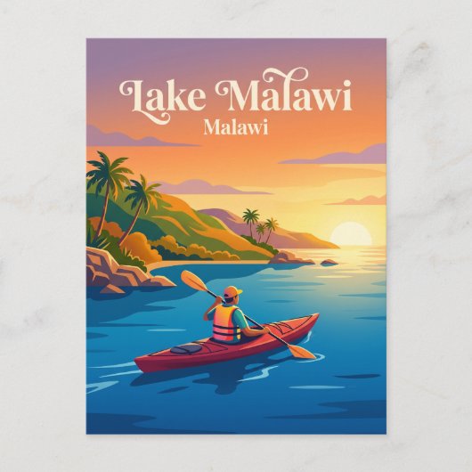 Malawisee Postkarte (Vorderseite)