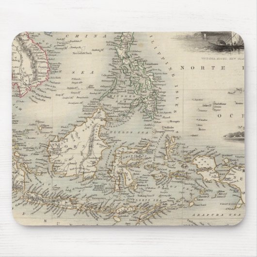 Malay Archipel oder Ostindien Mousepad (Vorne)