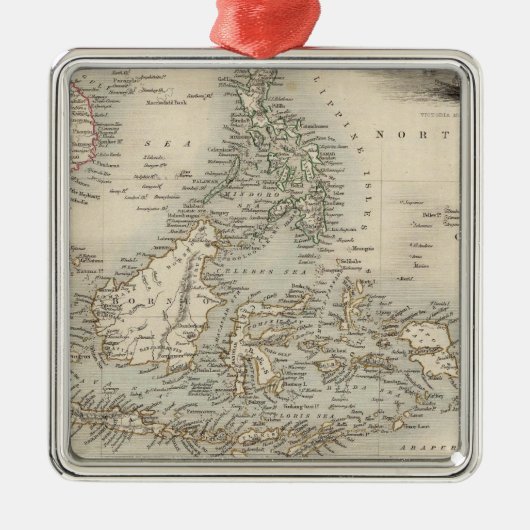 Malay Archipel oder Ostindien Ornament Aus Metall (Vorne)