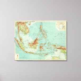 Malay Archipelago Leinwanddruck