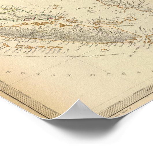 Malay Archipelago Poster (Ecke)