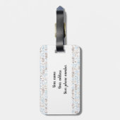 Malayalam Gepäckanhänger (Rückseite vertikal)