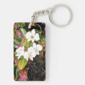 Malayan Moth Orchid und ein amerikanischer Climber Schlüsselanhänger (Rückseite)