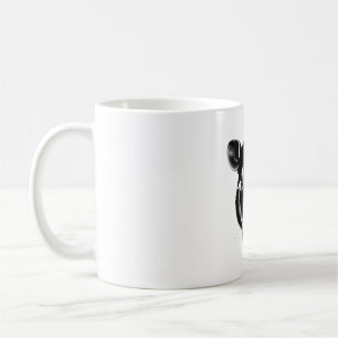 Malayan Tapir Head Schwarz-weiß T - Shirt Kaffeetasse