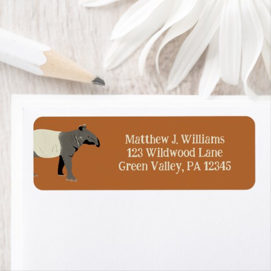 Malayan Tapir Return Address (Insitu)