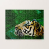 Malayan Tiger Big Cats. Puzzle (Horizontal)
