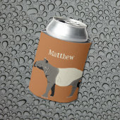 Malayische oder asiatische Tapir-Illustration Pers Dosenkühler