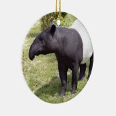 Malayischer Tapir auf Gras Keramikornament (Rechts)