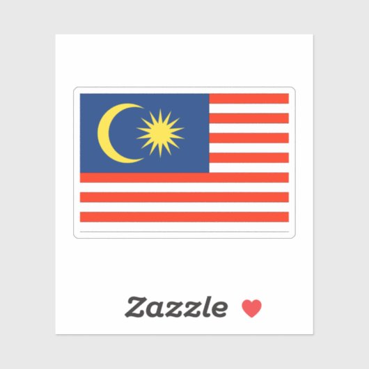Malaysia Aufkleber (Blatt)