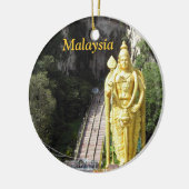 Malaysia Batu höhlt Statue-Weihnachtsverzierung Keramikornament (Links)