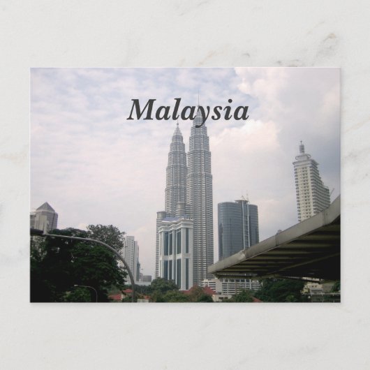 Malaysia City Postkarte (Vorderseite)