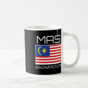 Malaysia Dminton Team Malaysian Athlete Mas Flag Kaffeetasse