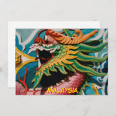 Malaysia Dragon Card (Vorne/Hinten)