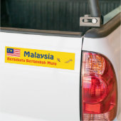 Malaysia Flag + Map Autoaufkleber (Auf Lkw)