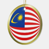 Malaysia Flag Ornament (Links)