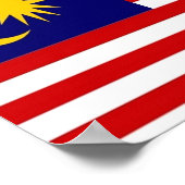 Malaysia - Flag - Poster (Ecke)