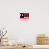 Malaysia - Flag - Poster (Küche)