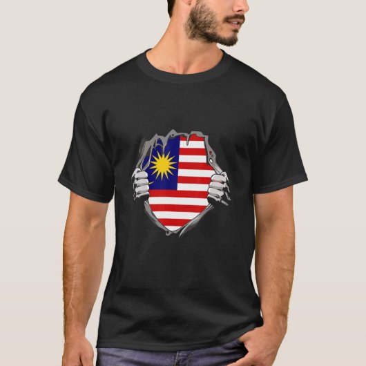 Malaysia Flag T-Shirt (Vorderseite)