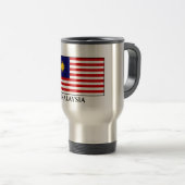 Malaysia Flag Travel Mug Reisebecher (VorderseiteRechts)
