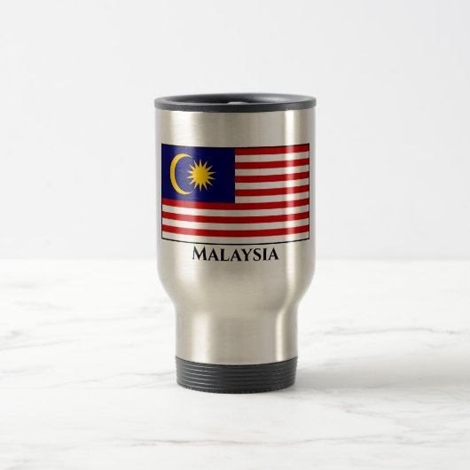 Malaysia Flag Travel Mug Reisebecher (Mittel)