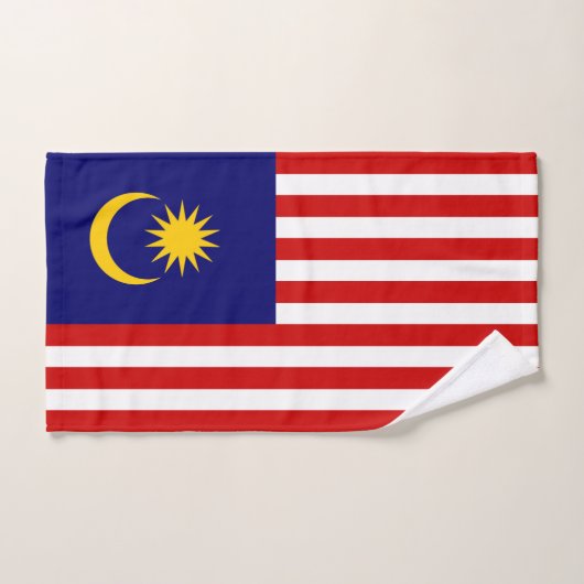 Malaysia-Flagge Badhandtuch Set (Handtuch)